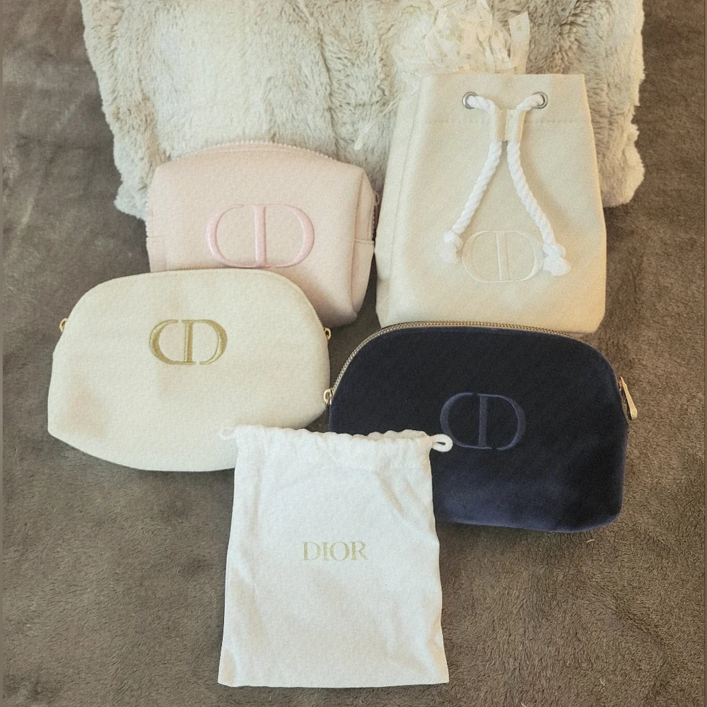 Dior Cosmetic Bag Bundle